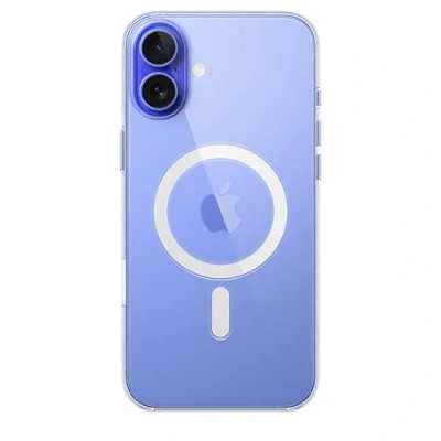 Immagine di Apple PC Back Cover Trasparente MagSafe iPhone 16 Plus