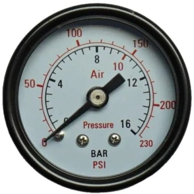 Immagine di Aerotec Manometro 9415451 Collegamento (manometro): Lato posteriore Filetto esterno 1/4 1 pz.