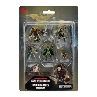 Immagine di Dungeons &amp; Dragons Icone di D dei regni: eserciti Non Morti Scheletri Army Figura, Colore Nero, Medium, 96164