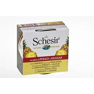 Immagine di Schesir Dog pollo con ananas, Filetti di 150 gr