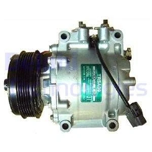 Immagine di DELPHI TSP0159861 compressore Aria Condizionata Sanden TRSA09 PAG 46 con olio HONDA: Jazz 2