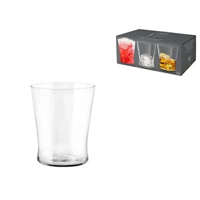 Immagine di H&amp;h set 6 bicchieri conic in vetro cc 110