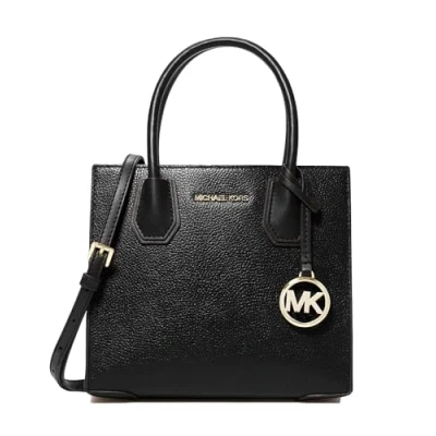 Immagine di Michael Kors Mercer, Borsa a Tracolla Donna, Nero, Medium