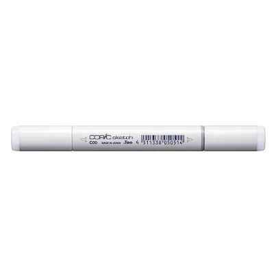 Immagine di COPIC Sketch Cool Gray No.00 C00 Pennarello Professionale a Doppia Punta Marker Ricaricabile, Ultra Sfumabile e con Punte Sostituibili Per Illustrazioni, Fumetti Disegni Tecnici