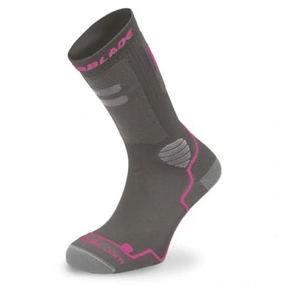 Immagine di Rollerblade High Performance W Socks, Calzini Donna, Grigio Scuro/Rosa, M