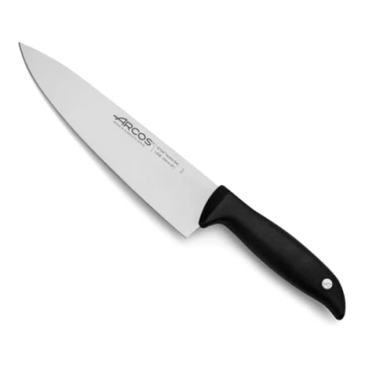 Immagine di Arcos Serie Menorca Coltello da Chef Cucina Lama Acciaio Inossidabile Nitrum 200 mm Manico Polipropilene Colore Nero
