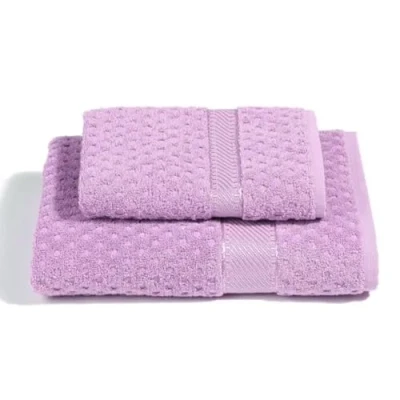 Immagine di Caleffi Set Asciugamani Bagno Viso e Bidet Morbida Spugna 100% Cotone Jacquard, 1 Asciugamano 60x110 cm + Ospite 40x60 Assorbenti Resistenti a Lavaggi Frequenti, Durevoli