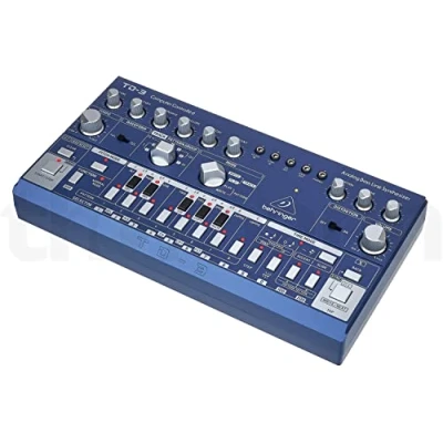 Immagine di BEHRINGER TD 3 BU BLUE SINTETIZZATORE ANALOGICO DI BASSI CON STEP SEQUENCER ARPEGGIATORE E FILTRO RISONANTE
