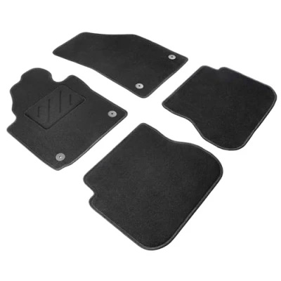 Immagine di WALSER 80342 Set tappetino Tessile anteriore e posteriore 4 nero