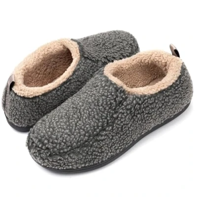Immagine di RockDove Pantofole Nomad da uomo con memory foam, 44/45 EU, Grigio Tortora