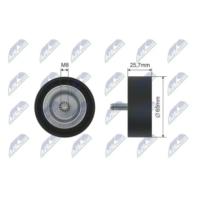 Immagine di NTY RNK CH 032 Galoppino/Guidacinghia, Cinghia trapezoidale 65mm