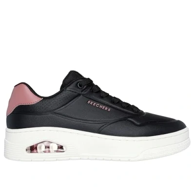 Immagine di Skechers Uno Court Courted Style, Scarpe da Ginnastica Donna, Nero, 37.5 EU