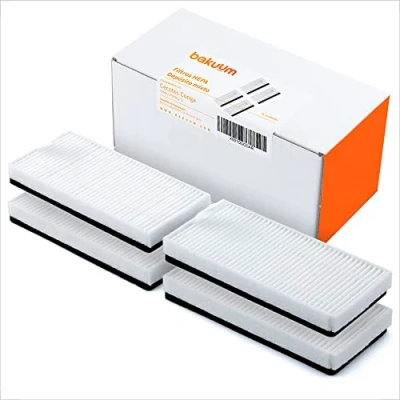 Immagine di BAKUUM Confezione da 4 filtri HEPA, serbatoio misto, per Cecotec Conga 5290 ULTRA (X e T). Pack ricambi accessori robot aspirapolvere
