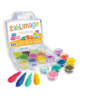 Immagine di Sentosphère 890 Creativo Sablimage Valigetta 22 vasetti di Sabbia
