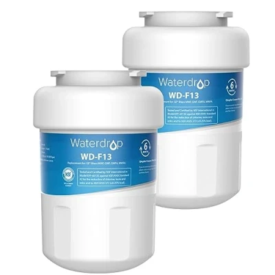 Immagine di Waterdrop Filtro Acqua del Frigorifero MWF, Ersatz für GE® SmartWater MWF MWFA MWFP GWF GWFA GWF01 101057A 101300A (2)