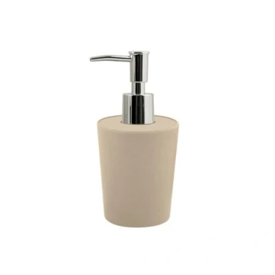 Immagine di Spirella dispenser di sapone Takeo con pompa in acciaio inox liquido bambù 200 ml Amore lungo, ecologico e robusto, beige