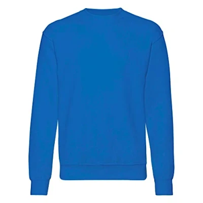 Immagine di Fruit of the Loom Set in Sweat, Felpa Manica Lunga Uomo, Blu (Blue), Medium