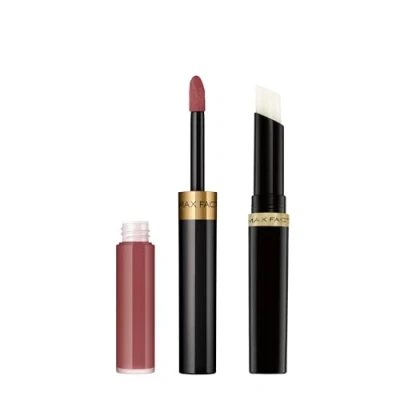 Immagine di Max Factor Lipfinity Lip Colour Rossetto a Lunga Durata 2 in 1 con Finish Lucido, Liquido e Balsamo Idratante per Labbra Morbide Lucenti 350 Essential Brown, 2,3 ml + 1,9 g