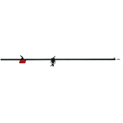 Immagine di Manfrotto 085BSL giraffa/boom per Stativo estendibile dall&#039;Attacco da 10 a 280 cm, 3 Sezioni, in Alluminio, Nero