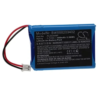 Immagine di vhbw batteria compatibile con Nolan B5, B901L, B901R, N103, N4, N43, N43 Air, N43E, N43E N71 casco per moto (800mAh, 3,7V, Li Ion)