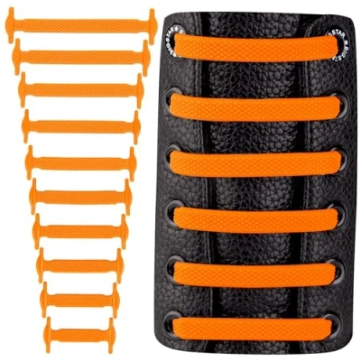 Immagine di SULPO Lacci senza legatura, elastici in silicone Set di per scarpe fiocchi gomma donne, uomini e bambini