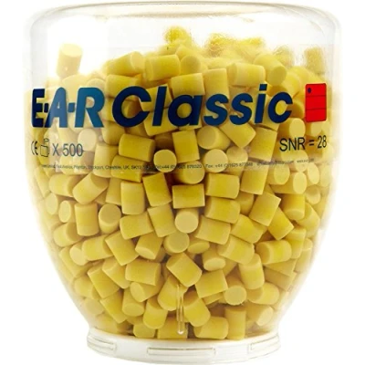 Immagine di 3M EAR PD01001 Classic Confezione ricarica di tappi per le orecchie 31 dB usa e getta 500 Paio/a
