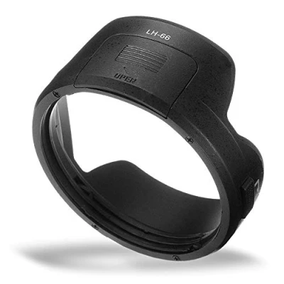 Immagine di CELLONIC® Paraluce Compatibile con Olympus M.Zuiko Digital ED 12 40mm 1:2.8 PRO baionetta LH 66 Lens Hood in Materiale Sintetico Protegge l&#039;obiettivo e la Lente da Urti Graffi