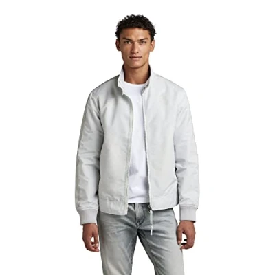 Immagine di G STAR RAW Men&#039;s Harrington Jacket, Grigio (oyster mushroom D22896 C143 D607), S