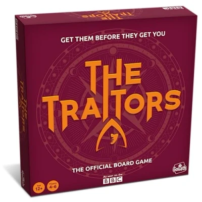 Immagine di Goliath Games Presenta: The Traitors Gioco da Tavolo Ufficiale Basato sul Programma di Successo della BBC Riusciranno i fedeli a catturare Il traditore? per 4 6 Giocatori età 12+