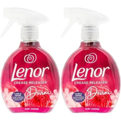 Immagine di Lenor Crease Release Divine Ruby Jasmine 2 X 500ML Rimuove pieghe ferro