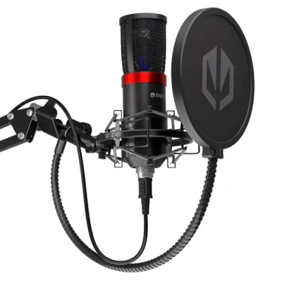 Immagine di ENDORFY Solum Streaming, Microfono USB per Computer di Alta qualità EY1B004