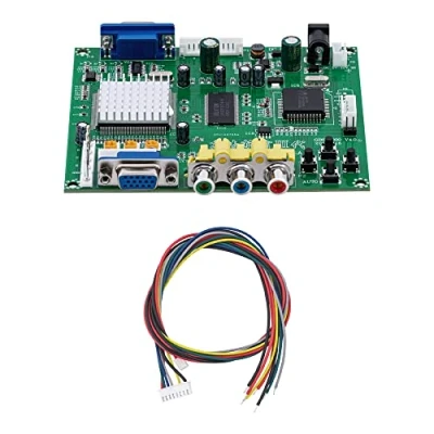 Immagine di Mcbazel Scheda di conversione video da gioco RGB/CGA/EGA a VGA HD Arcade Game per monitor proiettore LCD PDP CRT