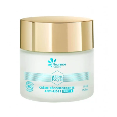 Immagine di Fleurance Nature Crema confortante antirughe da notte Elixir Royal, 50 ml