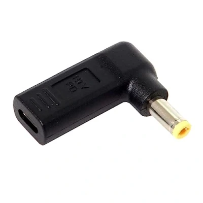 Immagine di chenyang Adattatore da USB C a DC 20 V, 5,5 x 2,5 mm, PD 65 W, emulatore ad angolo di 90 gradi