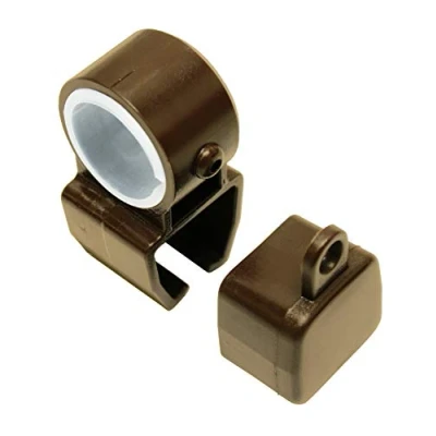 Immagine di Gardinia Adattatore con terminali per binari a U, 2 Pezzi, Plastica, Bronzo, unità