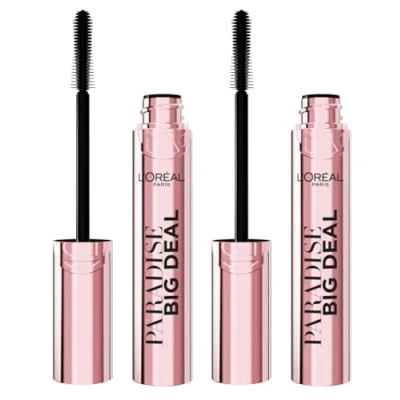 Immagine di L&#039;Oréal Paris Paradise Big Deal Mascara Volumizzante Allungante Sguardo Intenso Stratificabile Modulabile Formula Smoothfinity Scovolino Cross Conico Colore Nero 2