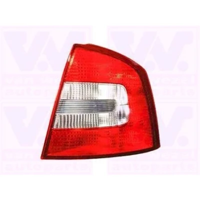 Immagine di ABAKUS 665 1918R UE Fanale posteriore Dx P21/4W, PY21W, W3W, P21W Rosso senza portalampada, lampadina SKODA: Octavia II Hatchback