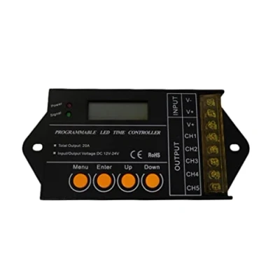 Immagine di Centralina Led Timer Alba Tramonto Programmabile Time Controller Per Acquari Canarini Serre TC420