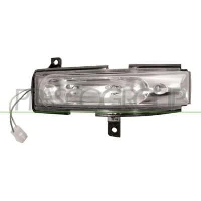 Immagine di PRASCO MZ8027416 Frecce bianco Specchietto esterno sinistro, Specchio MAZDA: 5