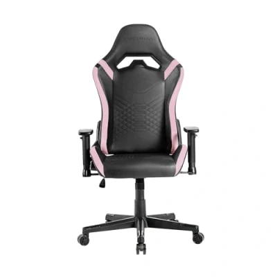 Immagine di Mars Gaming MGC PRO, Sedia Professionale, Finitura Pelle PU, Braccioli 2D e Schienale Reclinabile 135, Cuscini Lombari Cervicali Soft Touch, Ruote XL Molla Gas Classe 4, Rosa