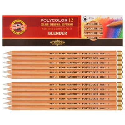 Immagine di RKOH I NOOR Polycolor Blender, penne speciali per tecniche di coloritura in gradazione (passaggi tonali) [confezione da 12 pezzi]