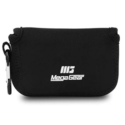 Immagine di MegaGear Custodia in Neoprene compatibilie con Panasonic Lumix DC TZ95, TZ90, DMC TZ100 Nero