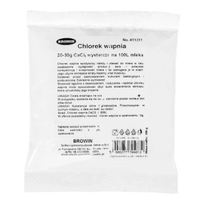 Immagine di MultiDepot Calcio cloruro 100 g CaCL2 E509 per formaggio 411211