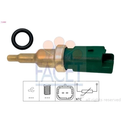 Immagine di FACET 7.3399 Sensore Temperatura Refrigerante CITROËN: C3 II, C4 II Hatchback, Picasso, PEUGEOT: 207 SW, 2008 Station Wagon