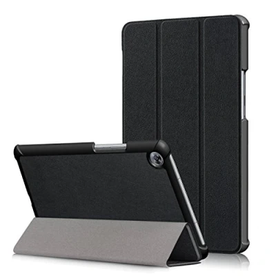 Immagine di Huawei MediaPad M5 8.4 Cover, Supporto Case Custodia Protettiva in Pelle con Funzione di Auto Sonno/Sveglia per pollici Tablet, Nero