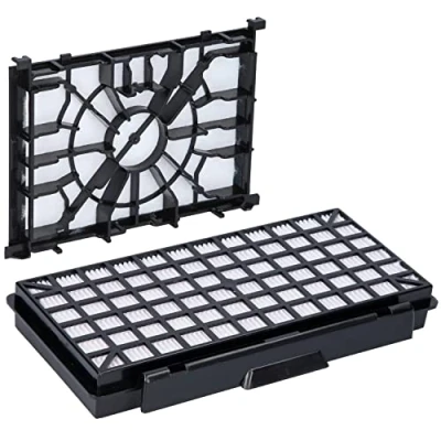 Immagine di McFilter SET 1x filtro HEPA motore adatto per Siemens Q5.0 VSQ5X1230 extreme SilencePower serie Q 5.0, alternativa al igienico VZ154HFB Accessori aspirapolvere a pavimento
