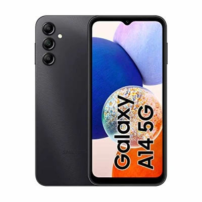 Immagine di Samsung Galaxy A14 5G Smartphone Android, Display LCD FHD+ 6.6&quot;, 4GB RAM, 128GB Memoria interna espandibile, Batteria 5.000 mAh, Black [Versione italiana]