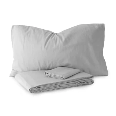 Immagine di Morbidissimi Set Sacco Copripiumino + federa in Flanella 100% cotone felpato Tinta Unita per letto Singolo PERLA
