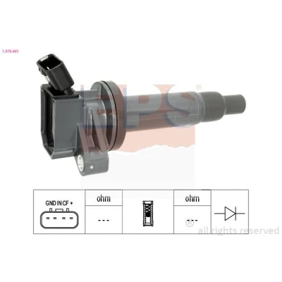 Immagine di EPS 1.970.461 Bobina d&#039;accensione COIL ON PLUG TOYOTA: Yaris II Hatchback, RAV4 SUV, Corolla Verso, PEUGEOT: 107 CITROËN: C1 I