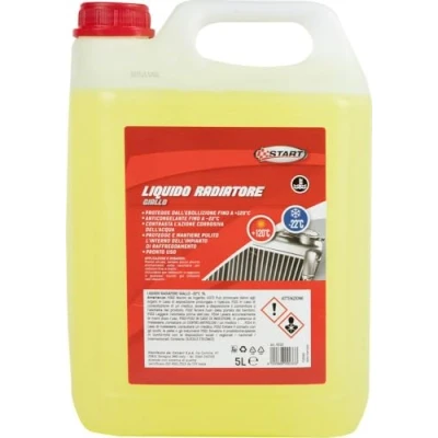 Immagine di Liquido radiatore giallo 5L 22C per motori monoblocco in alluminio